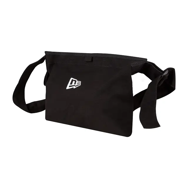New Era Black Canvas Crossbody Shoulder Bag 1