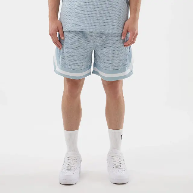 New Era Blue Mesh Athletic Shorts 1
