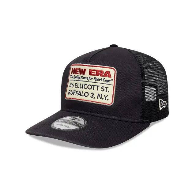 New Era Patch 19Twenty Navy Snapback Cap 1