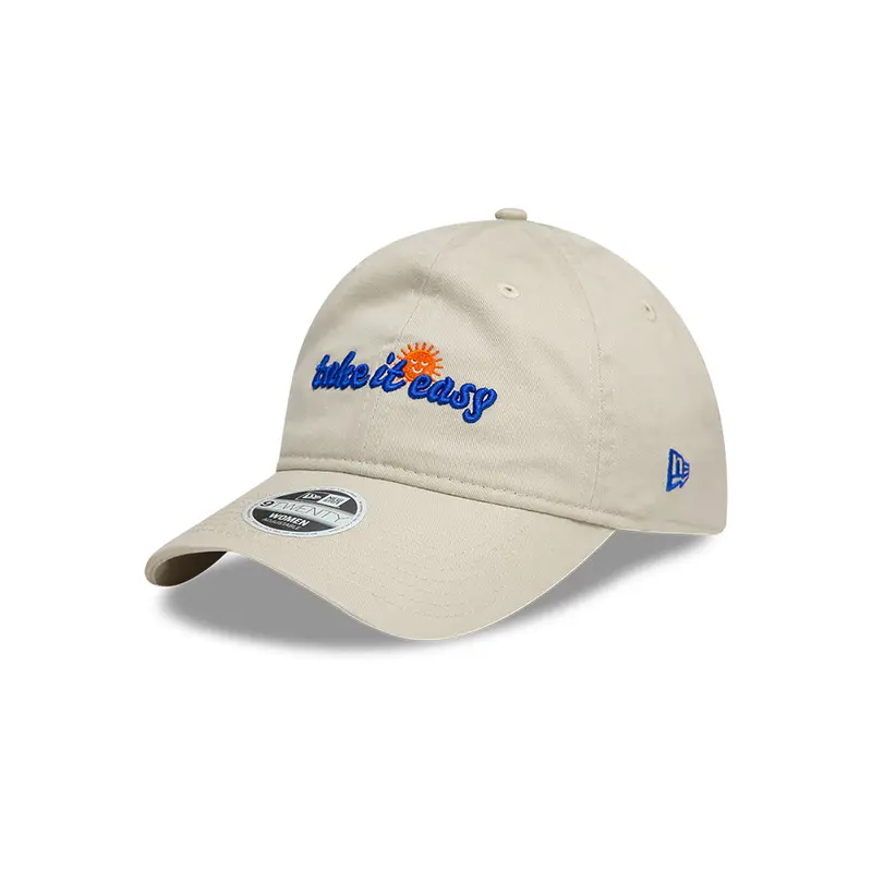 New Era Phrase Collection Women'S 9Twenty Soft Structured Strapback – Beige 1