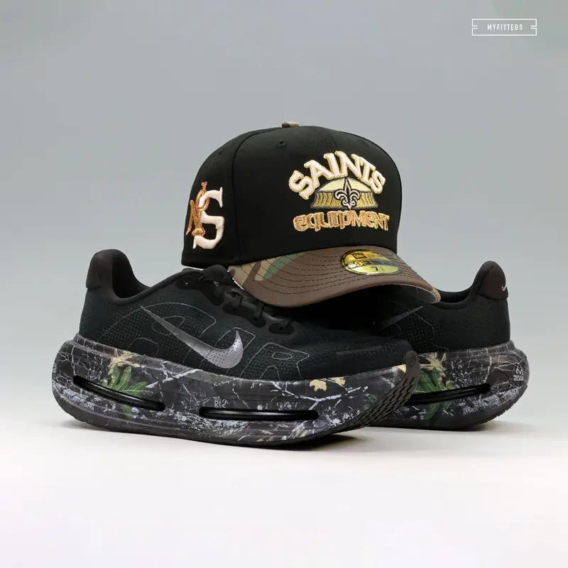 New Orleans Saints Equipment-Inspired Woodland Camo Fitted Cap – New Era 1
