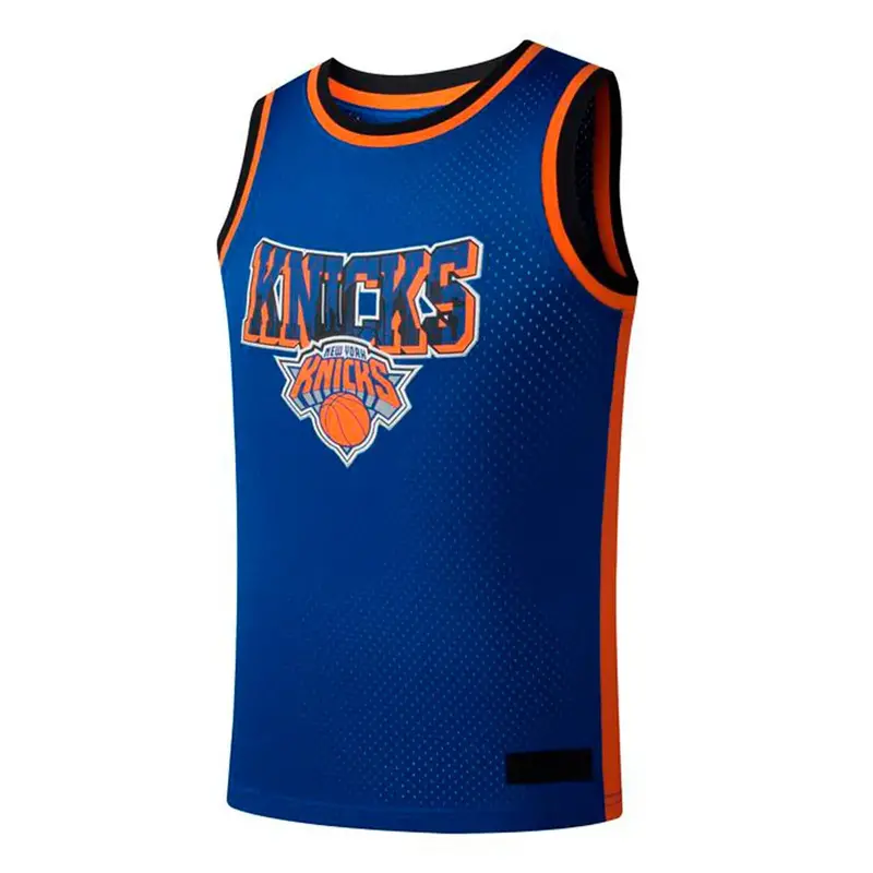New York Knicks Rubber Print Tank Top – Men'S Regular Fit 1