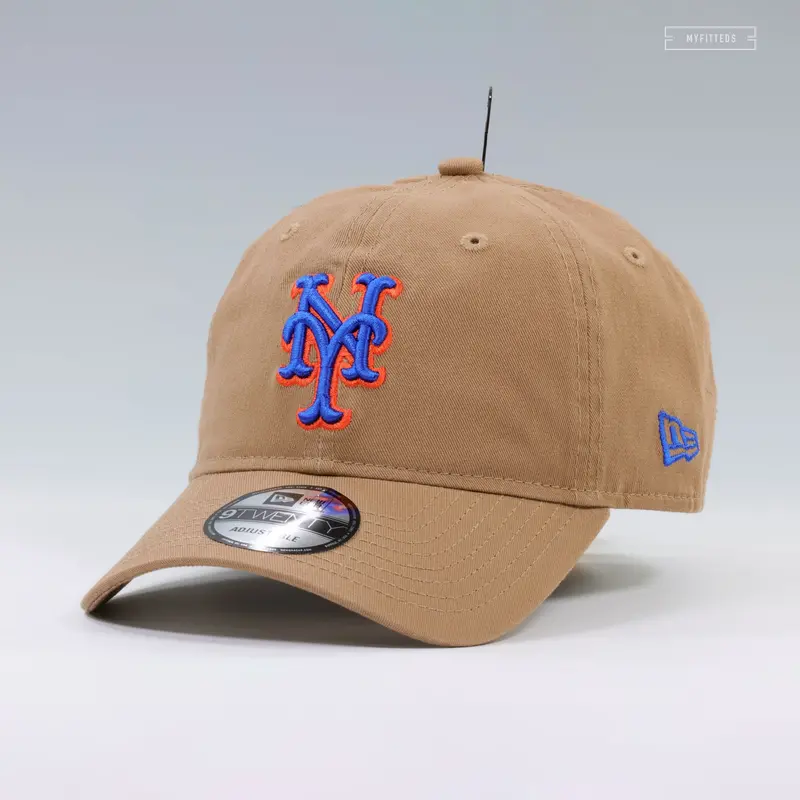 New York Mets Alternate Dad Hat – British Khaki 9Twenty Style 1