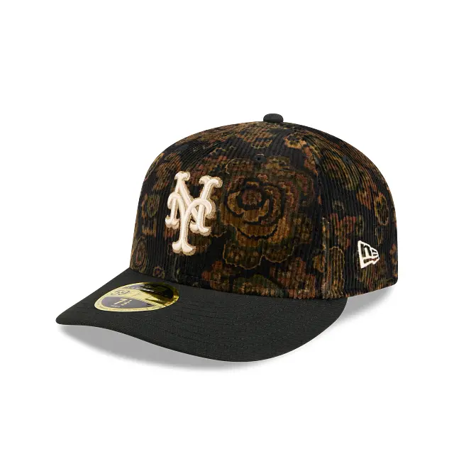 New York Mets Botanical-Design Mlb 59Fifty Low-Profile Fitted Cap 1