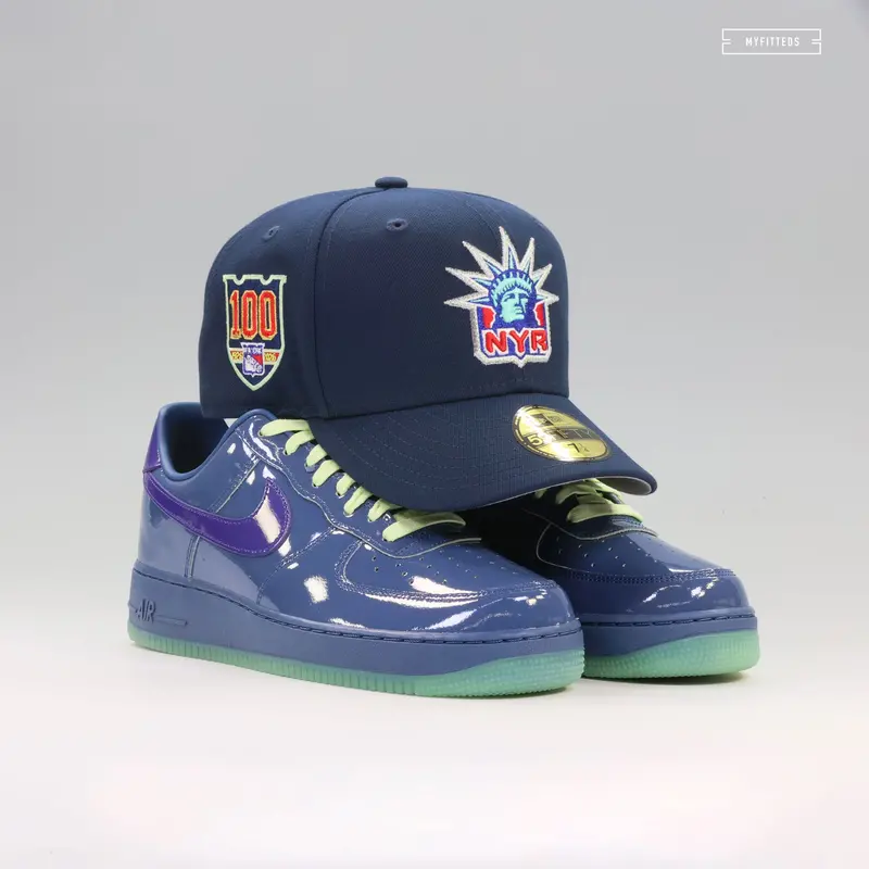New York Rangers 100Th Anniversary Nyc Night Lights Fitted Cap – New Era 1