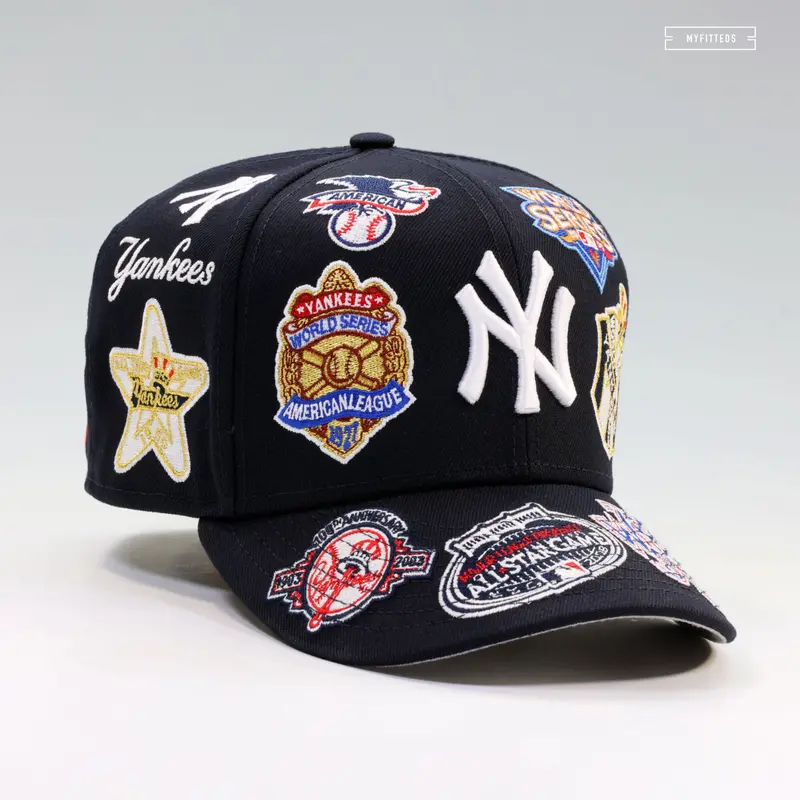 New York Yankees All-Over Collage 59Fifty Fitted Cap – New Era 1