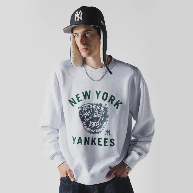 New York Yankees Mlb Baseball Glove Sweatshirt 1