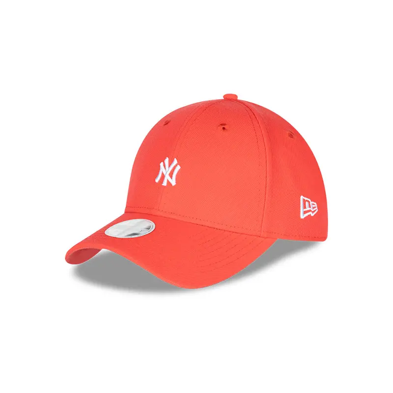 New York Yankees Mlb Women'S Mini Logo 9Forty Adjustable Cap – Orange 1