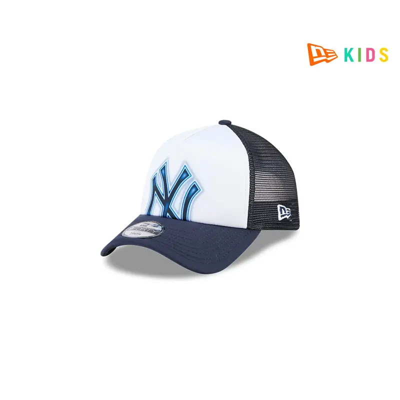 New York Yankees Painted Youth Trucker Snapback 1