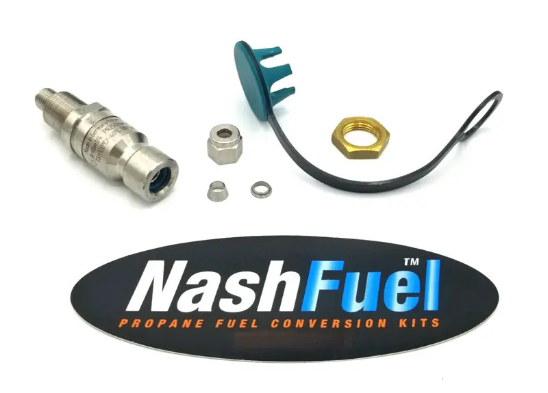 Ngv1 Cng Quick-Connect Nozzle With 1/4" Compression Bulkhead Filter (3600 Psi) 1