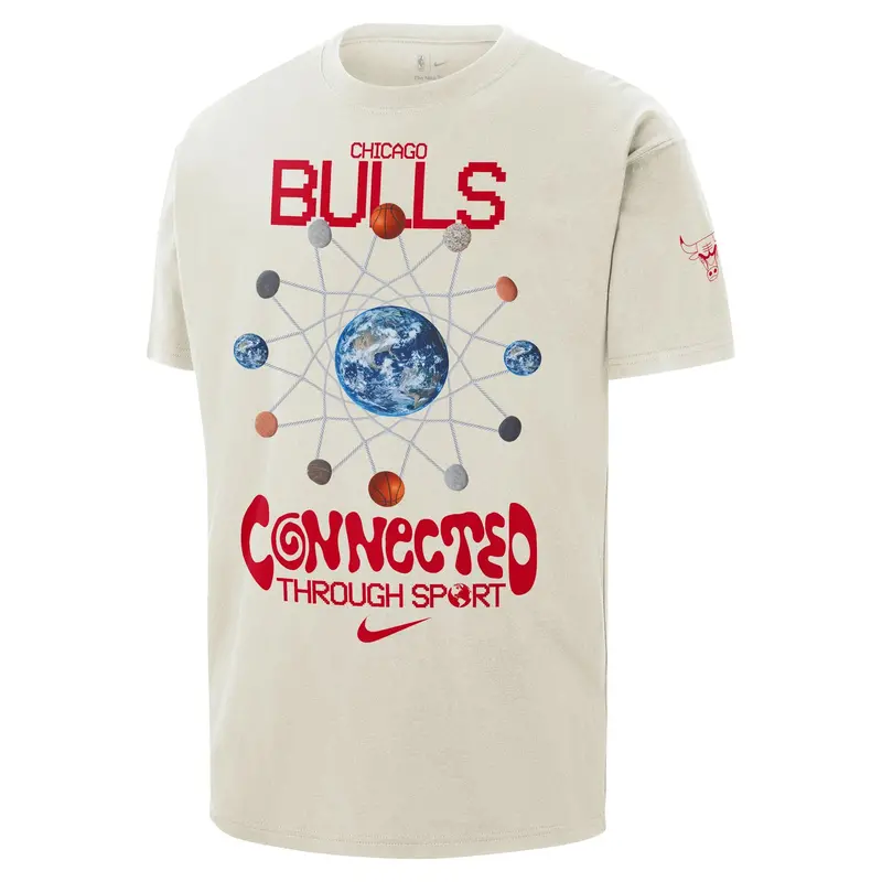 Nike Chicago Bulls Courtside Max90 T-Shirt – Relaxed Style 1
