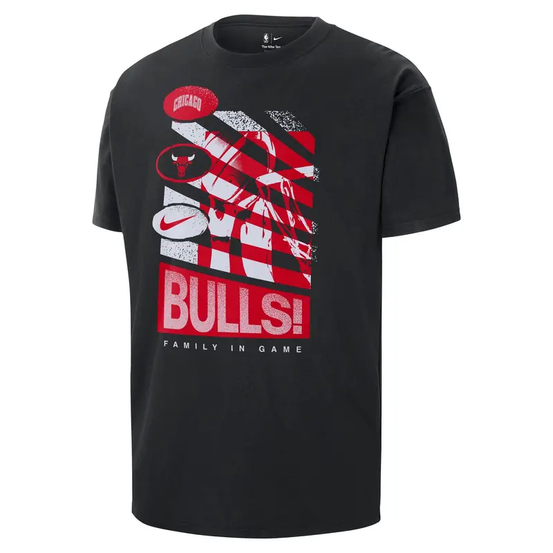 Nike Chicago Bulls Vintage Courtside T-Shirt For Men 1
