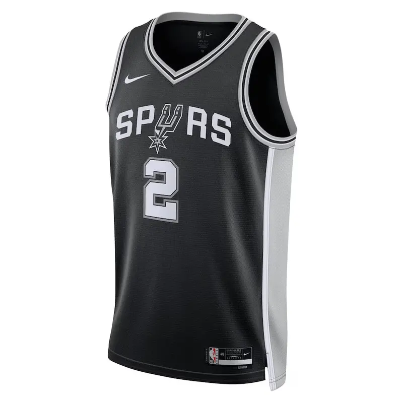 Nike Dylan Harper San Antonio Spurs Icon Edition Jersey – Modern Player Replica 1