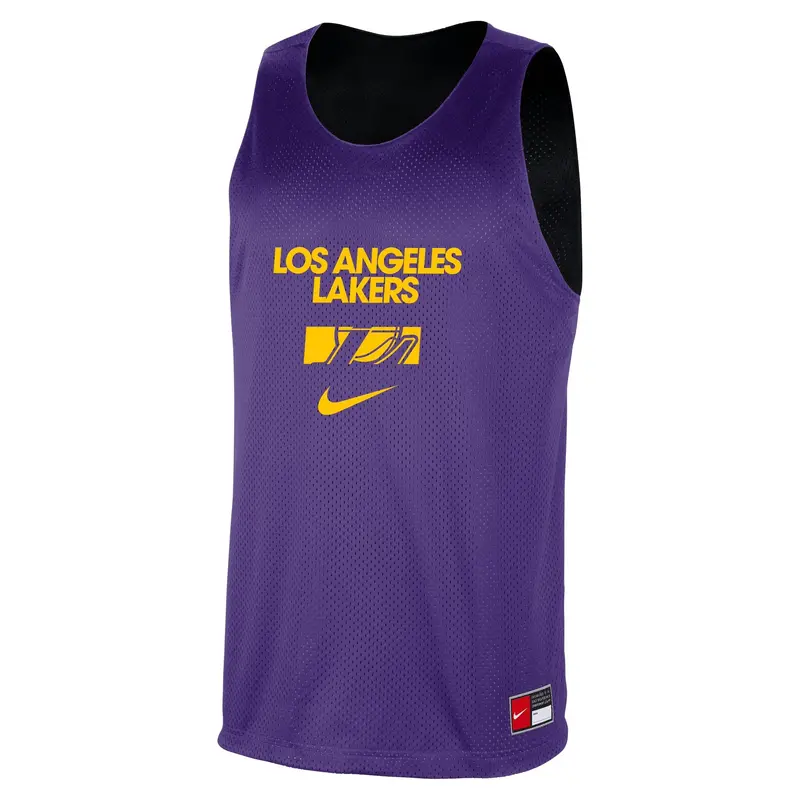 Nike Los Angeles Lakers Men'S Breathable Training Jersey 1
