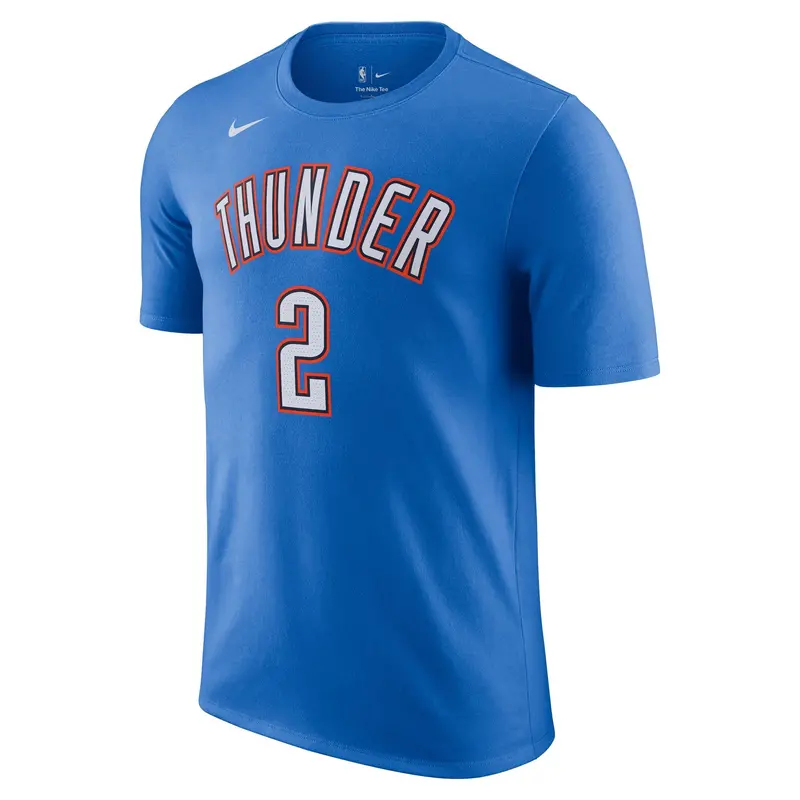 Nike Shai Gilgeous-Alexander Oklahoma City Thunder Icon Edition Tee 1