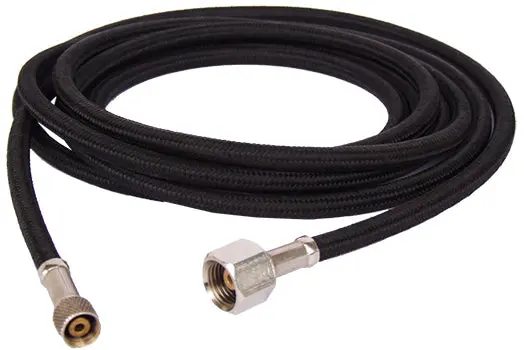 Nylon-Braided Aircraft Air Hose – 3M, 1/8" X 1/4" Female/Female (Hs-B3-2) 1