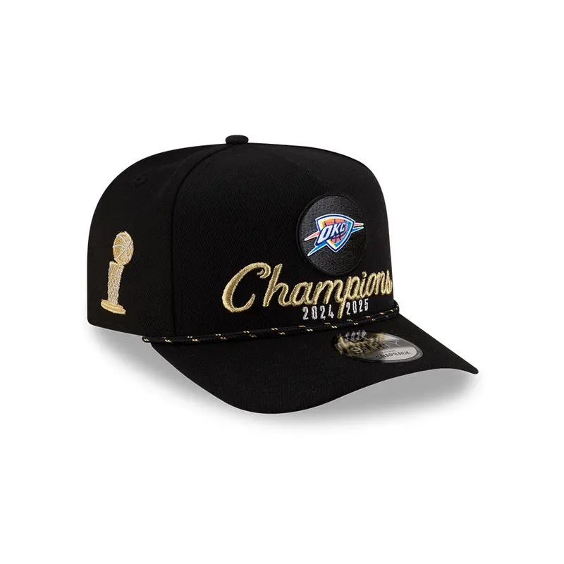 Oklahoma City Thunder 2025 Nba Championship 9Fifty A-Frame Snapback 1