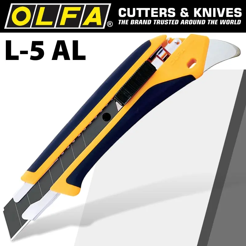 Olfa 18Mm Auto-Lock Snap-Off Utility Knife 1