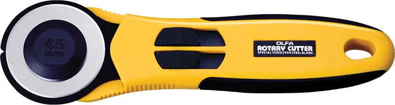 Olfa 45Mm Rotary Cutter With Safety Slide Guard 1