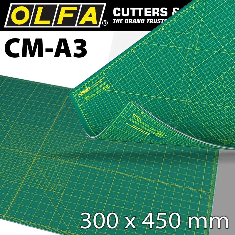 Olfa A3 Self-Healing Cutting Mat For Crafts – 300 × 450 Mm 1