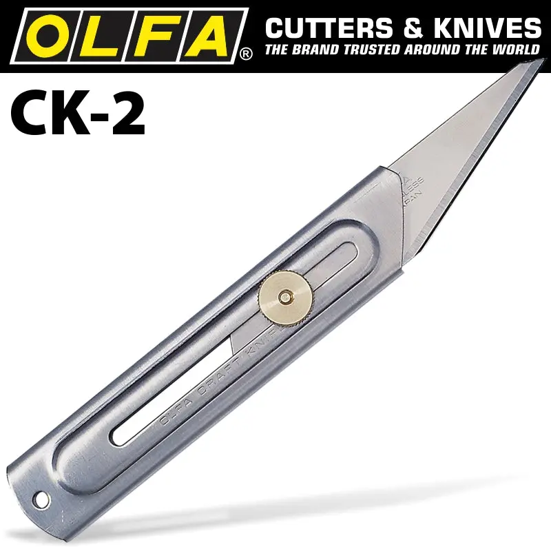 Olfa Ck2 Screw-Lock Utility Knife – Durable All-Metal Construction 1