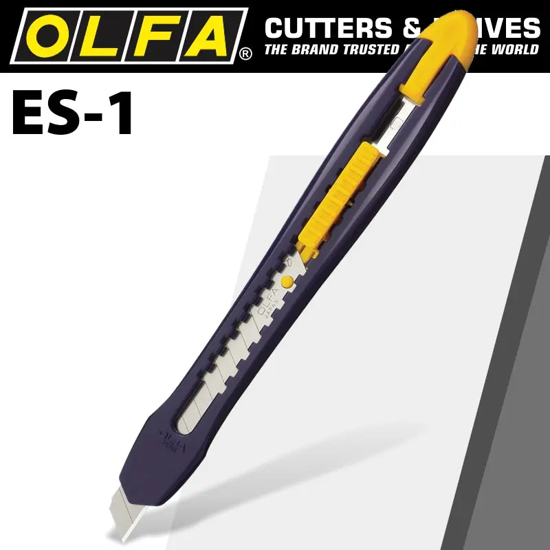 Olfa Eco-Friendly 9 Mm Snap-Off Knife – Made From Recycled Green Plastic 1