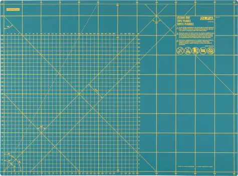Olfa Folding Rotary Cutter Mat – 630 × 450 × 2.5 Mm 1