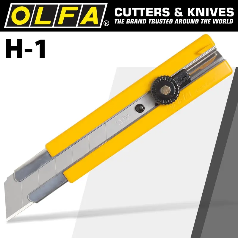 Olfa H-1 Heavy-Duty Snap-Off Knife – Reinforced For Demanding Tasks 1