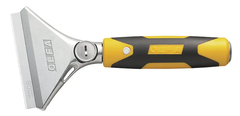 Olfa Heavy-Duty Scraper – 200 Mm With 0.8 Mm Blade & Protective Cover 1