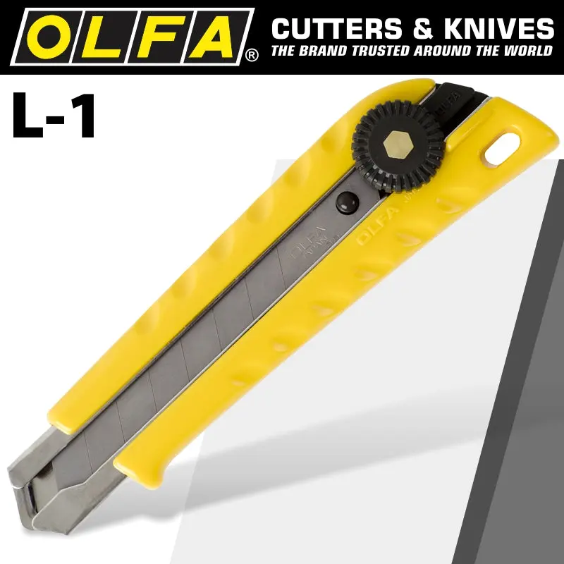 Olfa L-1 Heavy-Duty Snap-Off Utility Knife 1