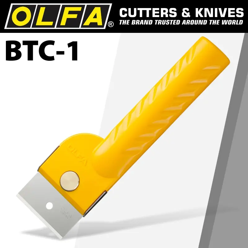 Olfa Leather-Finish Scraper & Cutter – 43 Mm Japanese Steel Blade, Replaceable 1