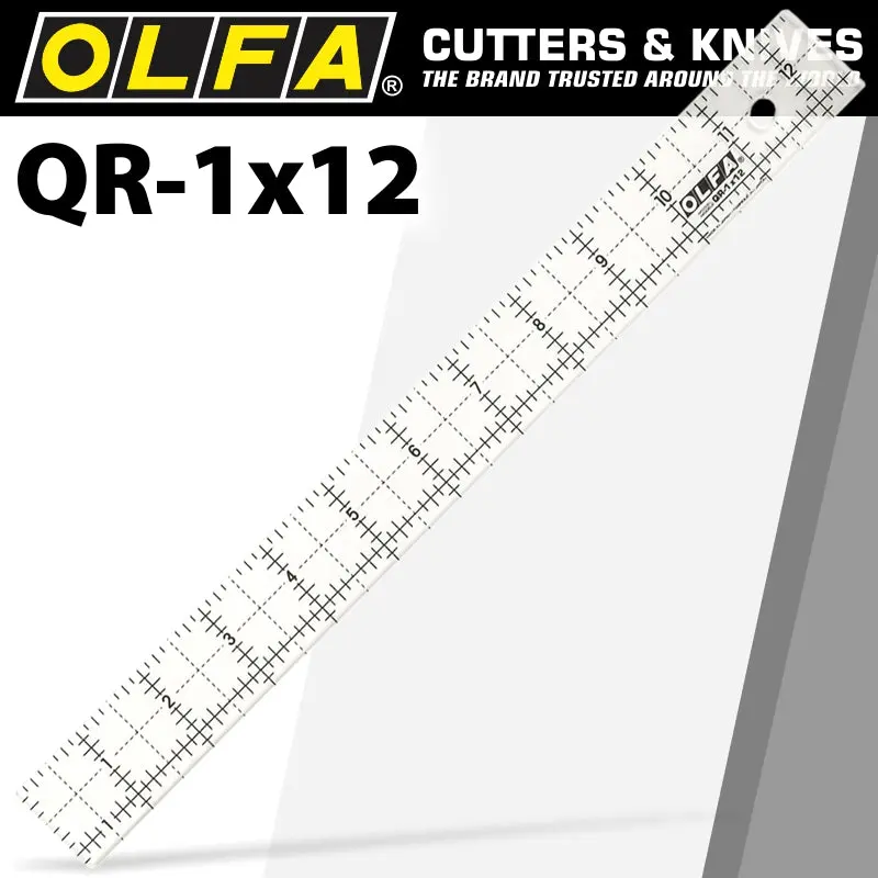 Olfa Long-Format Quilting Ruler – 1 Ft × 12 Ft With Alignment Grid 1