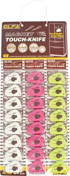 Olfa Magnetic Touch Knife – 24-Pack Industrial Replacement Blades 1