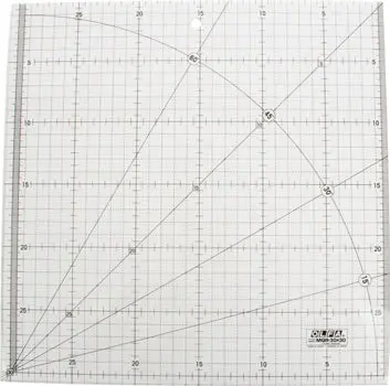 Olfa Metric Quilting Ruler – 30 Cm × 30 Cm Square With Accurate Grid Markings 1