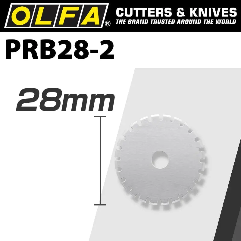 Olfa Prc3 Perforation Blades – 2-Pack, 28Mm Specialty Perforating Blades 1