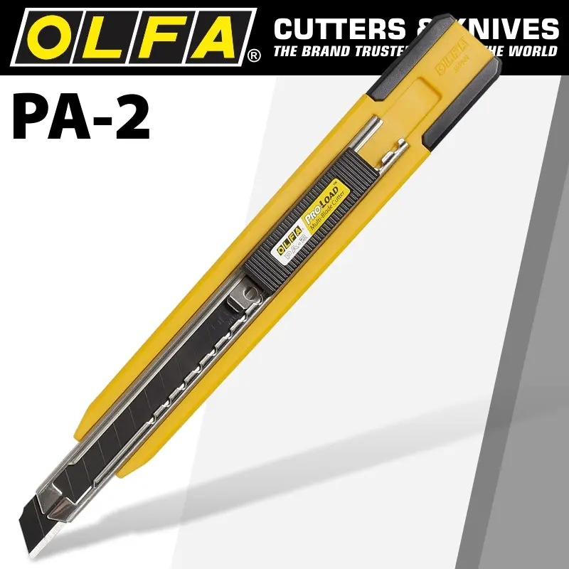Olfa Pro Load 9Mm Multi-Blade Auto-Loading Snap-Off Cutter 1