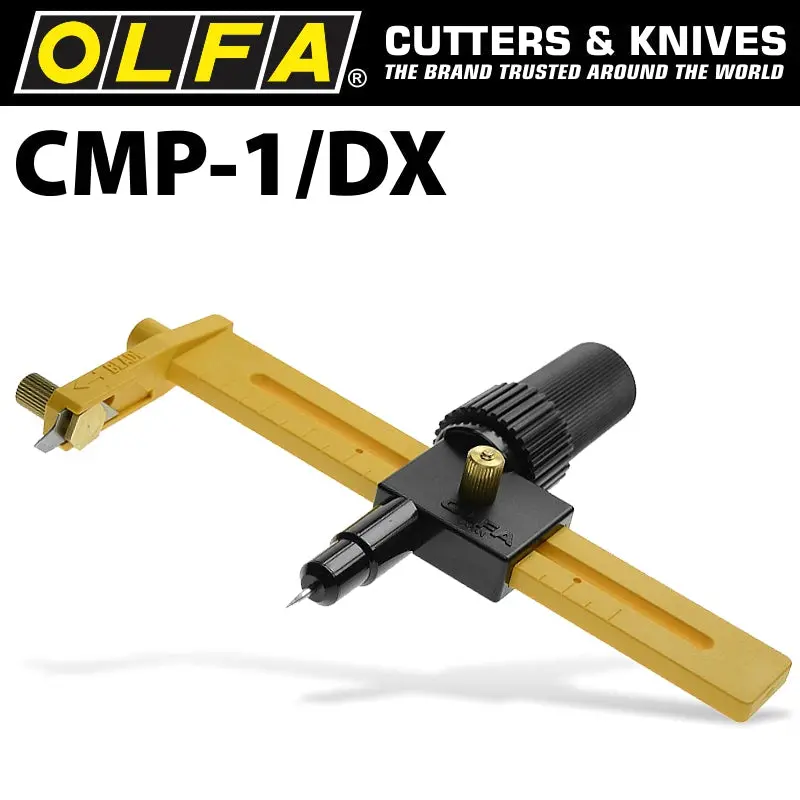 Olfa Ratchet Compass Cutter – Includes 10 Spare Blades 1