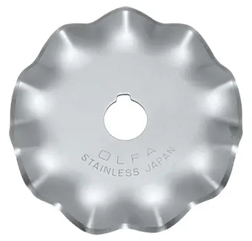 Olfa Rotary Wave Cutter Replacement Blades – 45Mm Diameter (Single Pack) 1