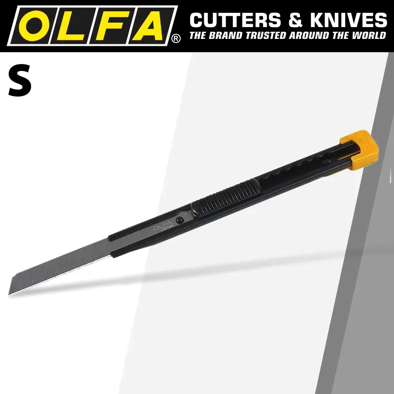 Olfa 'S' Series All-Metal Compact Snap-Off Knife 1