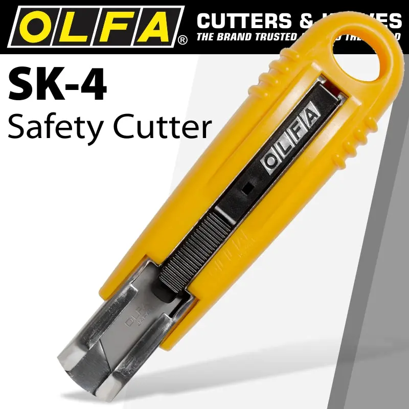 Olfa Sk-4 Safety Carton Opener – Ergonomic Box Cutter With Fixed Blade 1