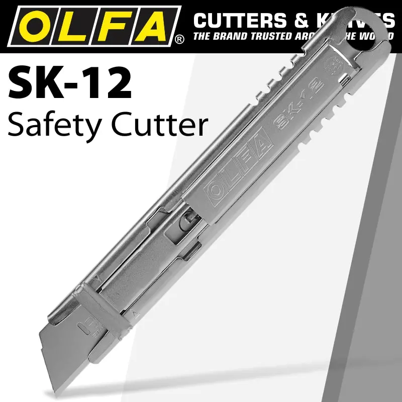 Olfa Stainless Steel Safety Utility Knife 1