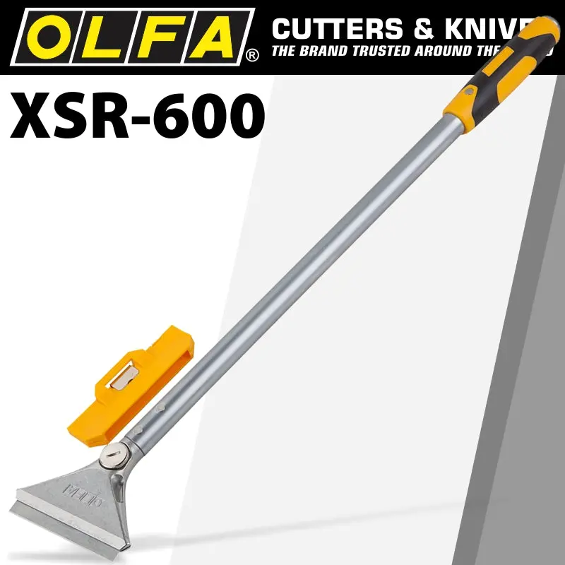 Olfa Ultra-Extended Heavy-Duty Scraper – 600 Mm, 0.8 Mm Blade + Safety Guard 1