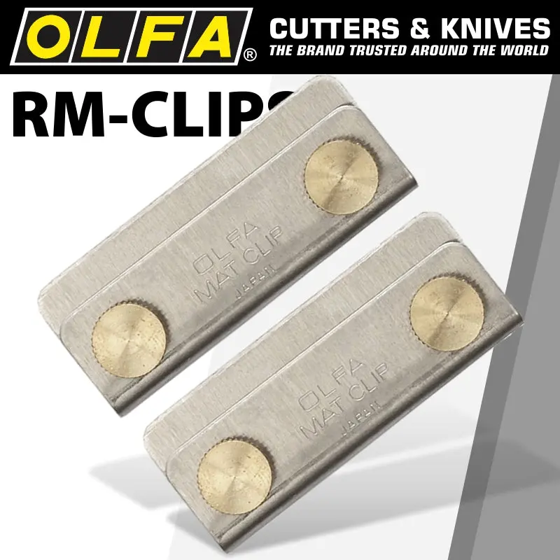 Olfa Universal Mat Clips – Pair For Securing Multiple Cutting Mats 1