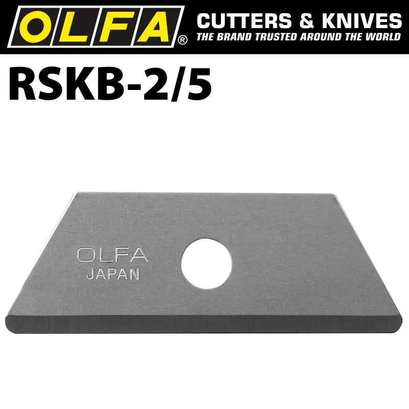 Olfa Utc1 & Sk-4 Rounded-Tip Blades – 5-Pack, 17.5Mm Safety Utility Blades 1
