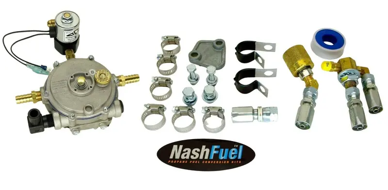 Partial Forklift Lpg Conversion Kit – Includes Regulator, 12V Solenoid, Fittings, And 100 Hp Support 1