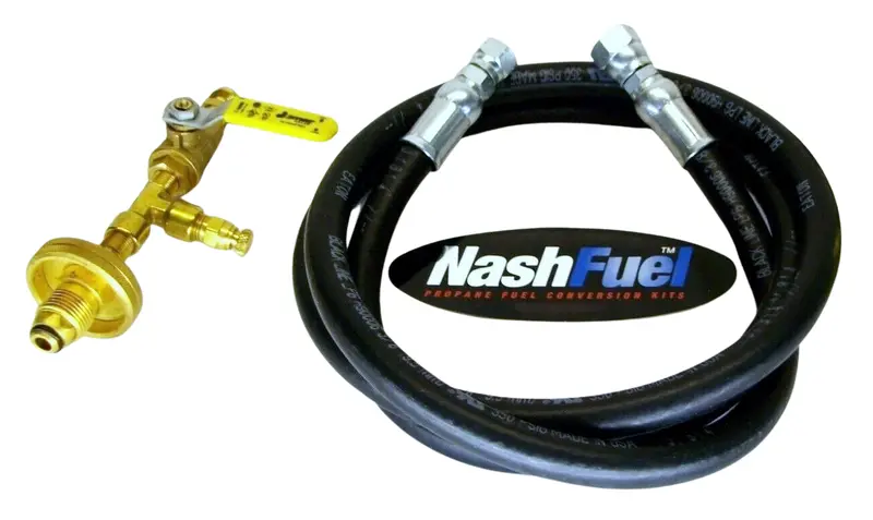 Partial Pol Liquid Propane Transfer Kit – For 100 Lb Tanks, Grill Use, And Unloading (1/2" Hose) 1
