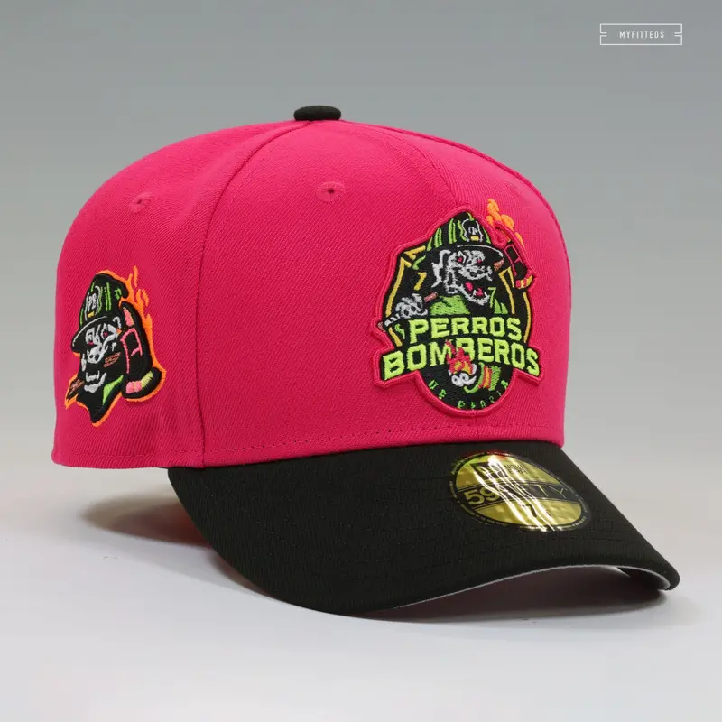 Perros Bomberos De Peoria Copa Strawberry Jet Black New Era Cap 1