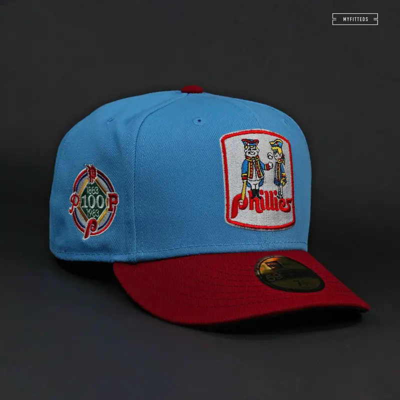 Philadelphia Phillies 1980 World Series & Centennial Fitted Cap – Phil & Phillis Design, New Era 1