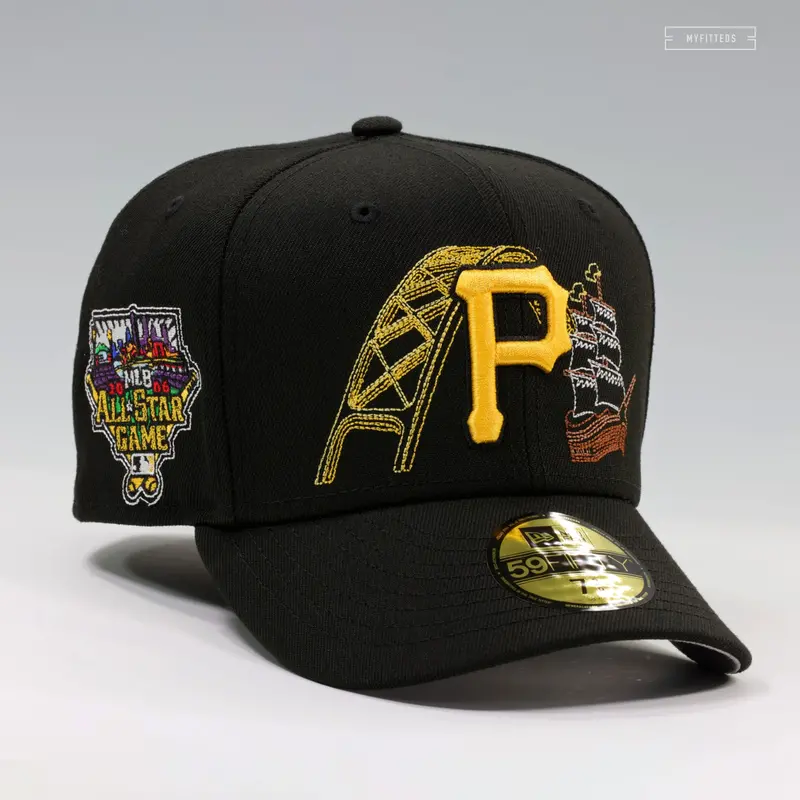 Pittsburgh Pirates 2006 Mlb All-Star Game Cap – City Highlights Fitted Style 1