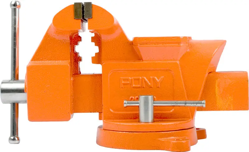 Pony 5 In Professional Swivel Bench Vice For Metal And Woodwork 1